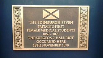 Edinburgh Seven Plaque